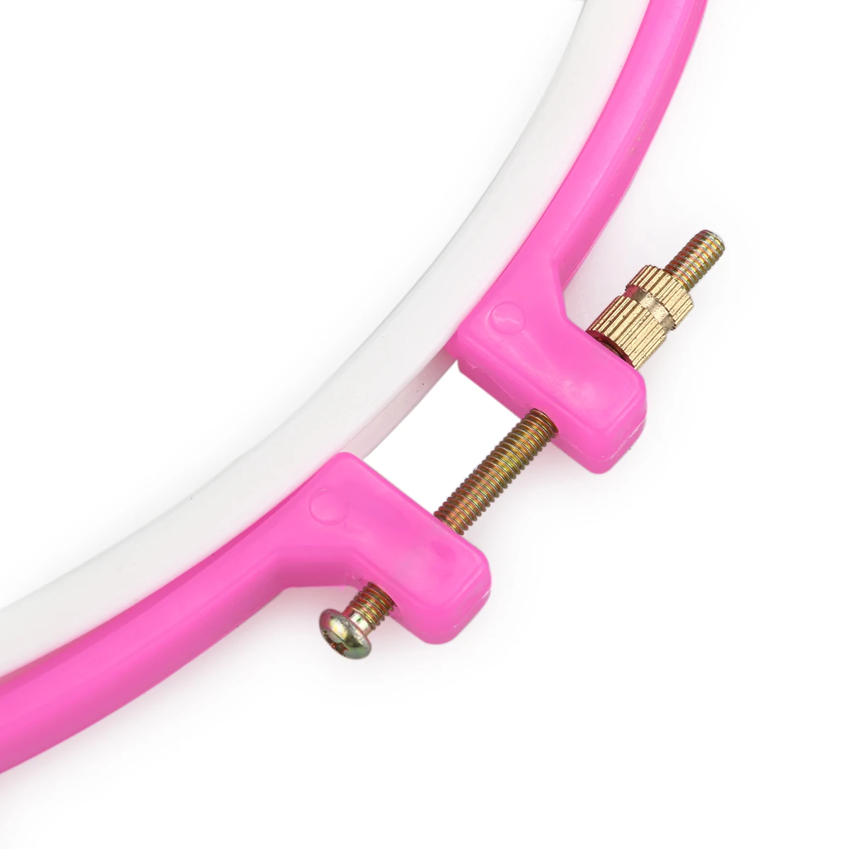 

5 шт., 12,7 см, 16,5 см, 20 см, 24 см, 27,2 см, набор пластиковых пялец для вышивания, разные цвета, для вышивки крестом, игла, художественная рамка для рукоделия, дисплей