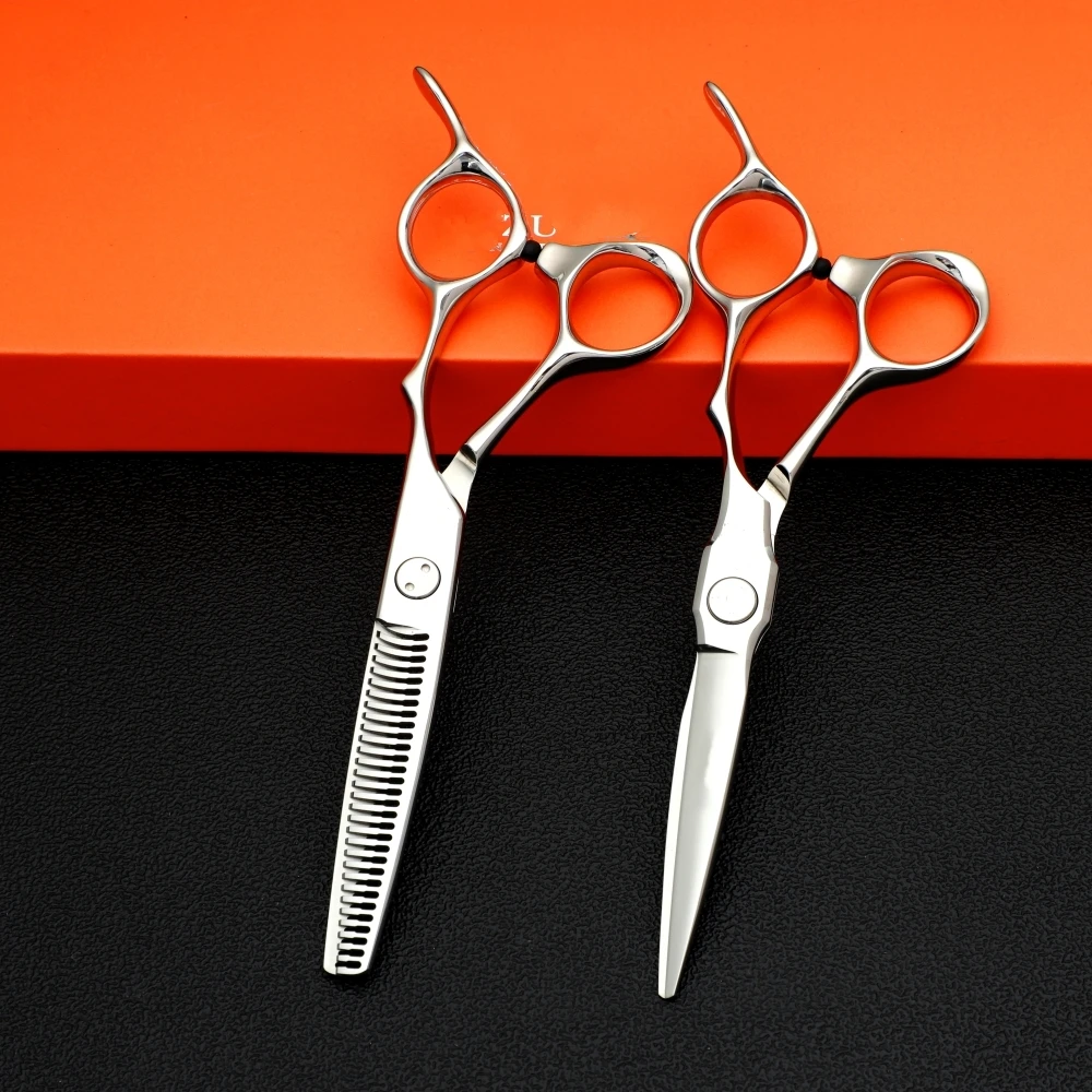 Professional small size barber scissors， laser wire ,Japan vg10 440C tool Multifunctional thinning scissors 4-5-5.5-6.5inch