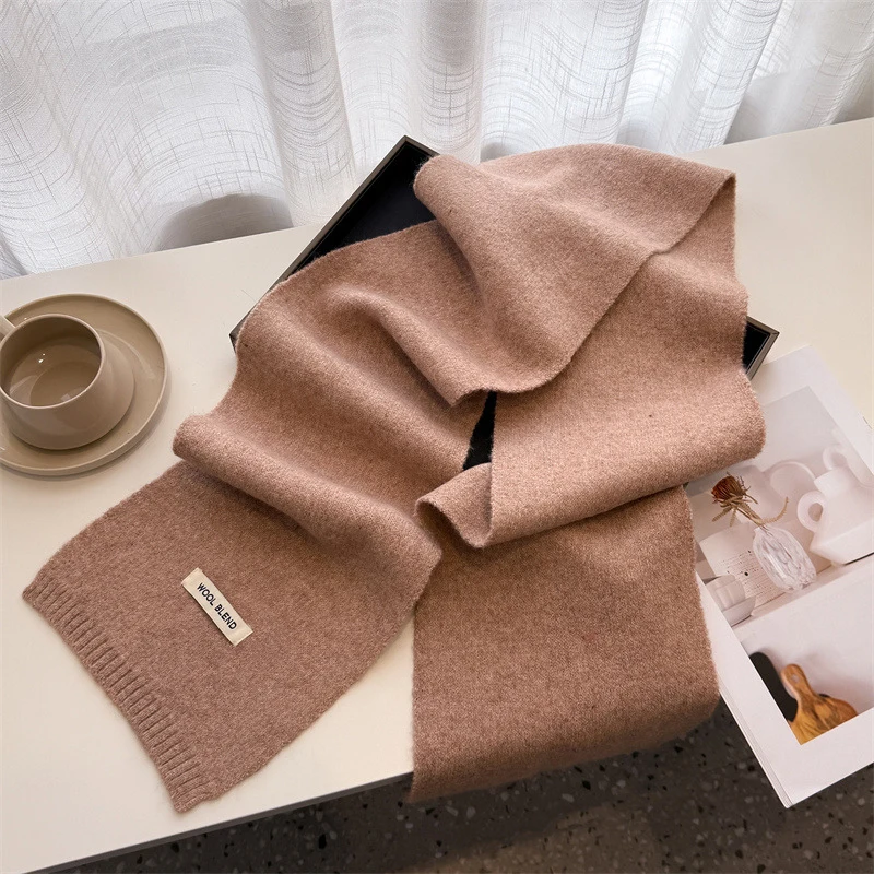 الشتاء وشاح للنساء طويل دافئ أوشحة كشميرية الحجاب الصلبة سيدة شال التفاف الإناث الباشمينا باندانا وشاح الرأس المعطف الشالات