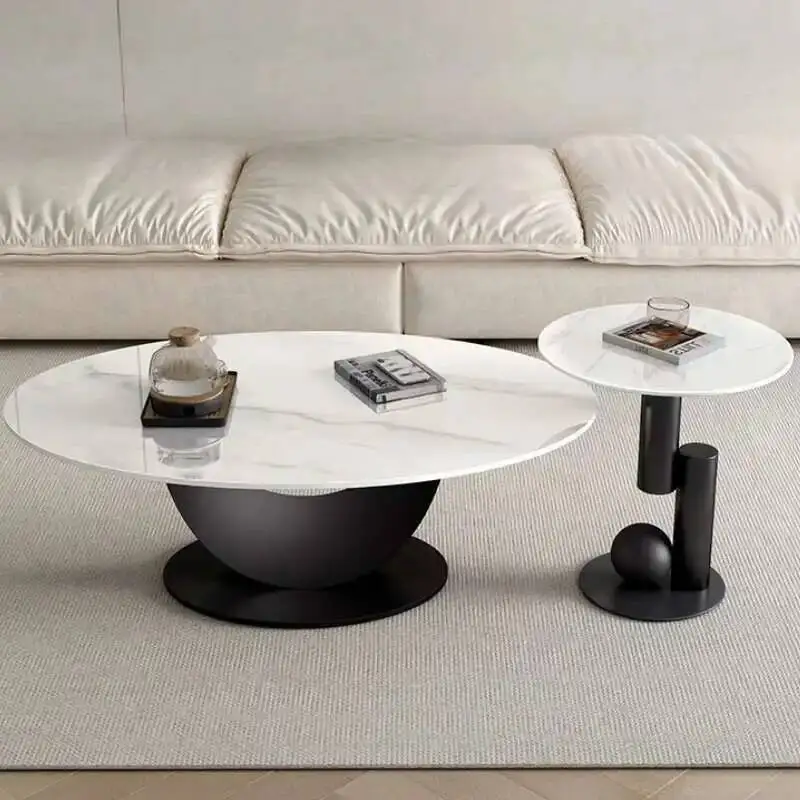 

Minimalist Coffee Table Unique Modern Design Aesthetic Decoration Side Table Living Room Mesa Auxiliar Lounge Suite Furniture