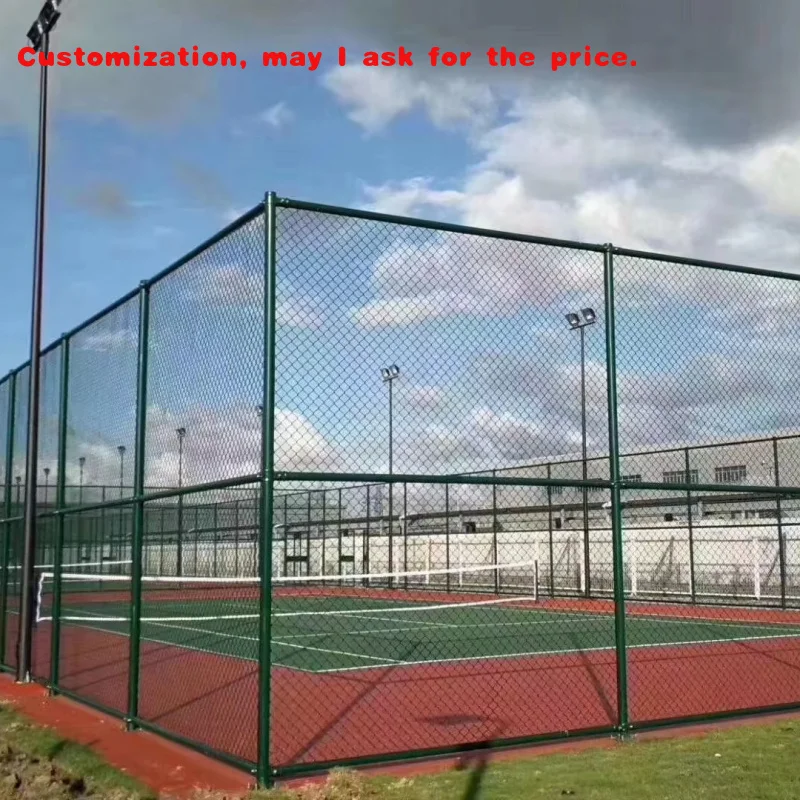 Custom.PVC ملعب الربط سياج مجال السلامة التقسيم سياج متعدد الوظائف مخصص دعم معدات الإضاءة #1