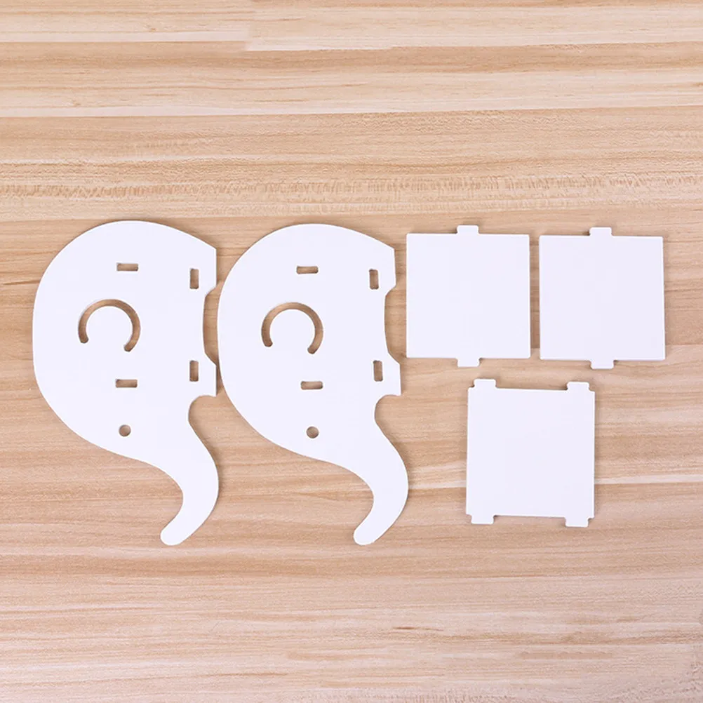 3Pcs Elephant Pen Organizer Wood-Plastic Plate Multi-Function Storage Box Cell Phone Stand Desktop Holder Storage Box