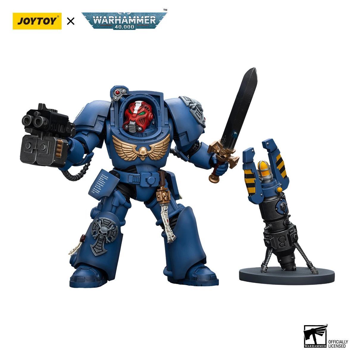 JOYTOY-figuras de acción Warhammer 40K 1/18, ultramarinos, Terminator Squad, librario, modelo de Anime, juguetes de regalo, en STOCK