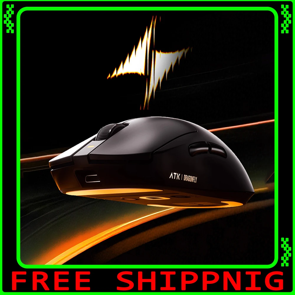 ATK A9 Ultra Wireless Gaming Mouse A9/A9 SE/A9 Plus/A9 Pro Tri Mode 8K 53g Lightweight E-sports Gaming Mouse PC Custom Accessory