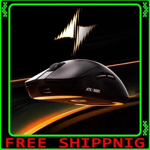 Imagen 1 del producto Ratón para juegos ATK A9 Ultra inalámbrico A9/A9 SE/A9 Plus/A9 Pro modo Tri 8K 53g ratón ligero para juegos de deportes electrónicos accesorio personalizado para PC