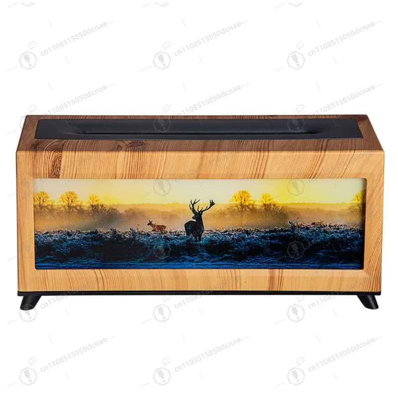 colorful simulation, flame aromatherapy machine, household fragrance machine, essential oil diffuser, desktop flame humidifier