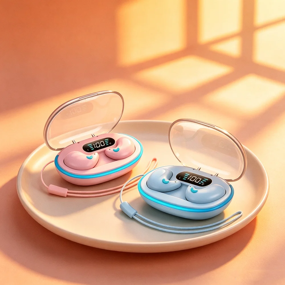 TWS Fone Bluetooth Earbuds Wireless Headphones Premium Bluetooth Headphones Feature Memory Foam Cushions for Ultimate Comfort