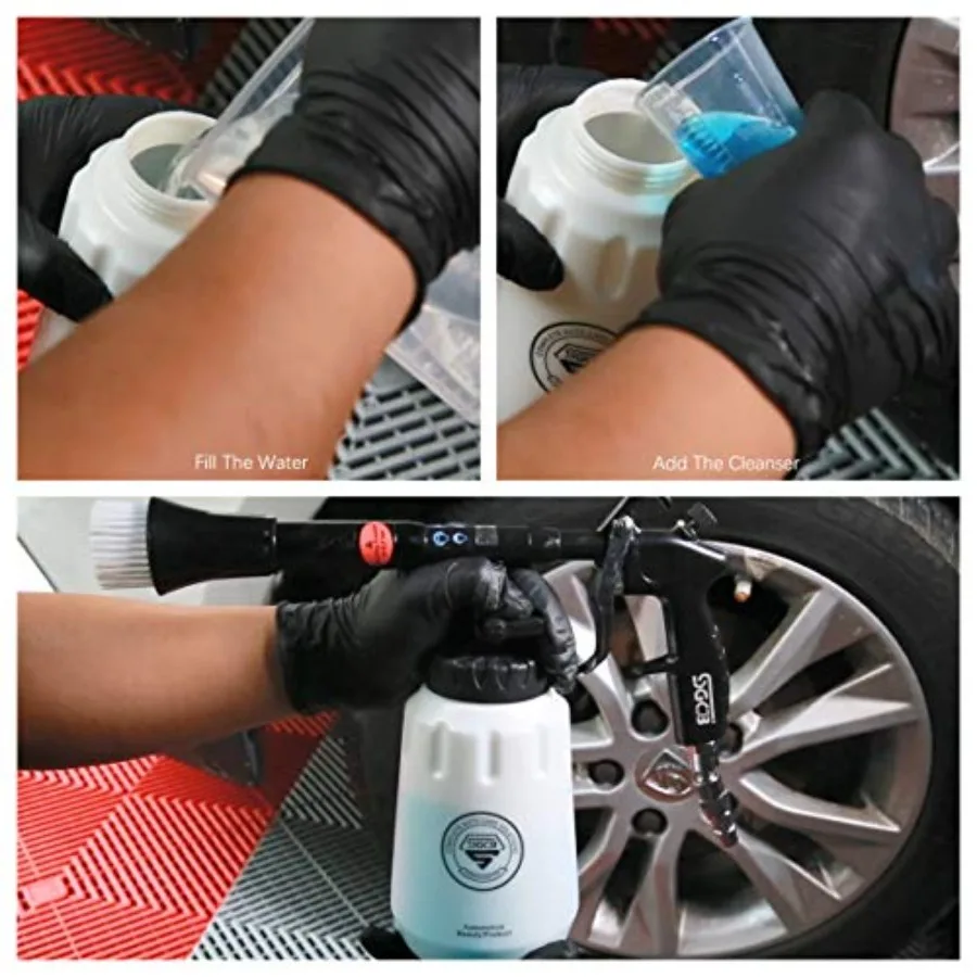 برو ارتفاع ضغط سيارة تنظيف بندقية منظف نفاث مع قابل للتعديل صمام الهواء فرشاة فوهة 1 4 الولايات المتحدة موصل 8 000 دورة في الدقيقة سريعة نظيفة Aut #4