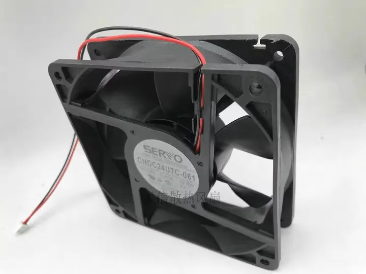 

Free shipping, brand new CNDC24U7C-061 24V 0.45A 10.8W 12CM 12038 cooling fan