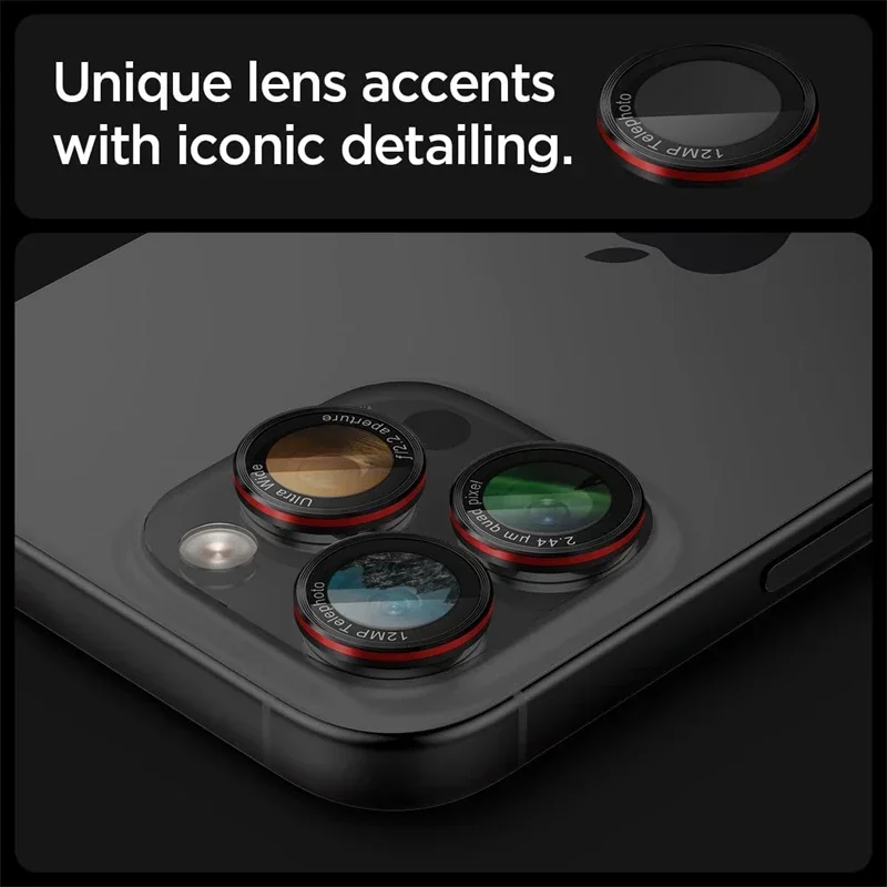 

Kit Optik Pro Mod Metal Frame Camera Protector for IPhone 16 15 14 Pro Max Plus 16Pro 16E Glass Lens Ring Cap Cover Accessories