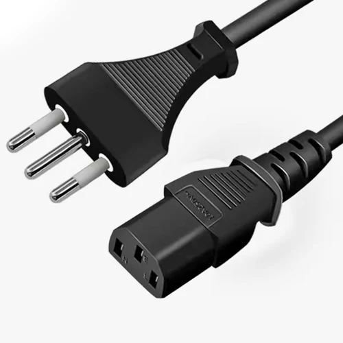 Cable de alimentación de CA de alta potencia, cable italiano de 3 pines, enchufe europeo, PC, host, Cable LED LCD, ordenador portátil, cable de alimentación de cobre puro de 1,5 M