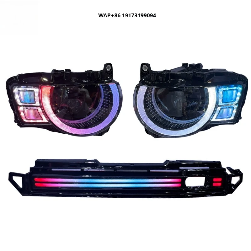 

for-Land Rover Defender 110 2020 2022 LED Headlights Upgraded New LED Automotive Accessories Front Head Light Headlamps