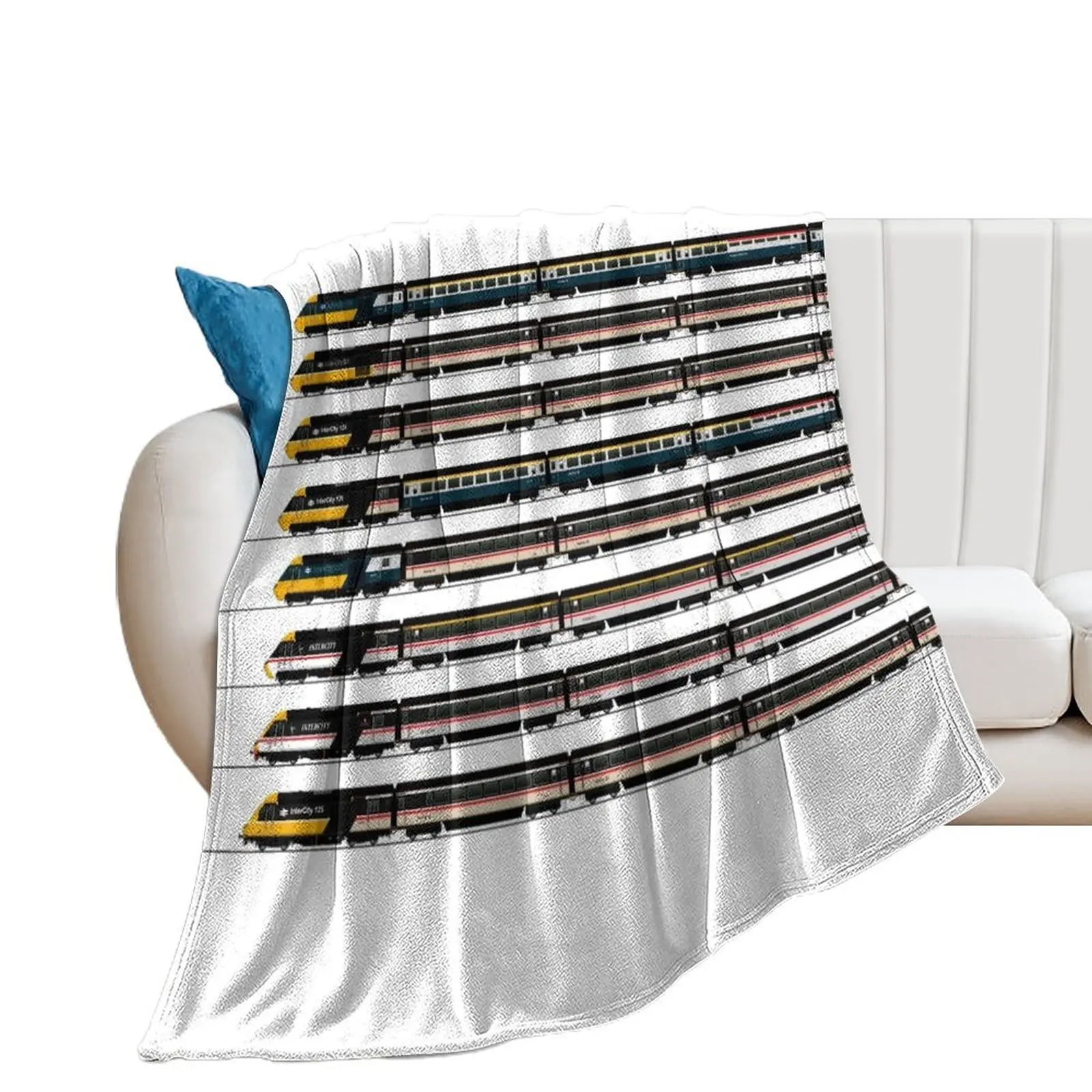 

InterCity 125 locomotives 1980's Throw Blanket Summer Summer Beddings Weighted Blankets