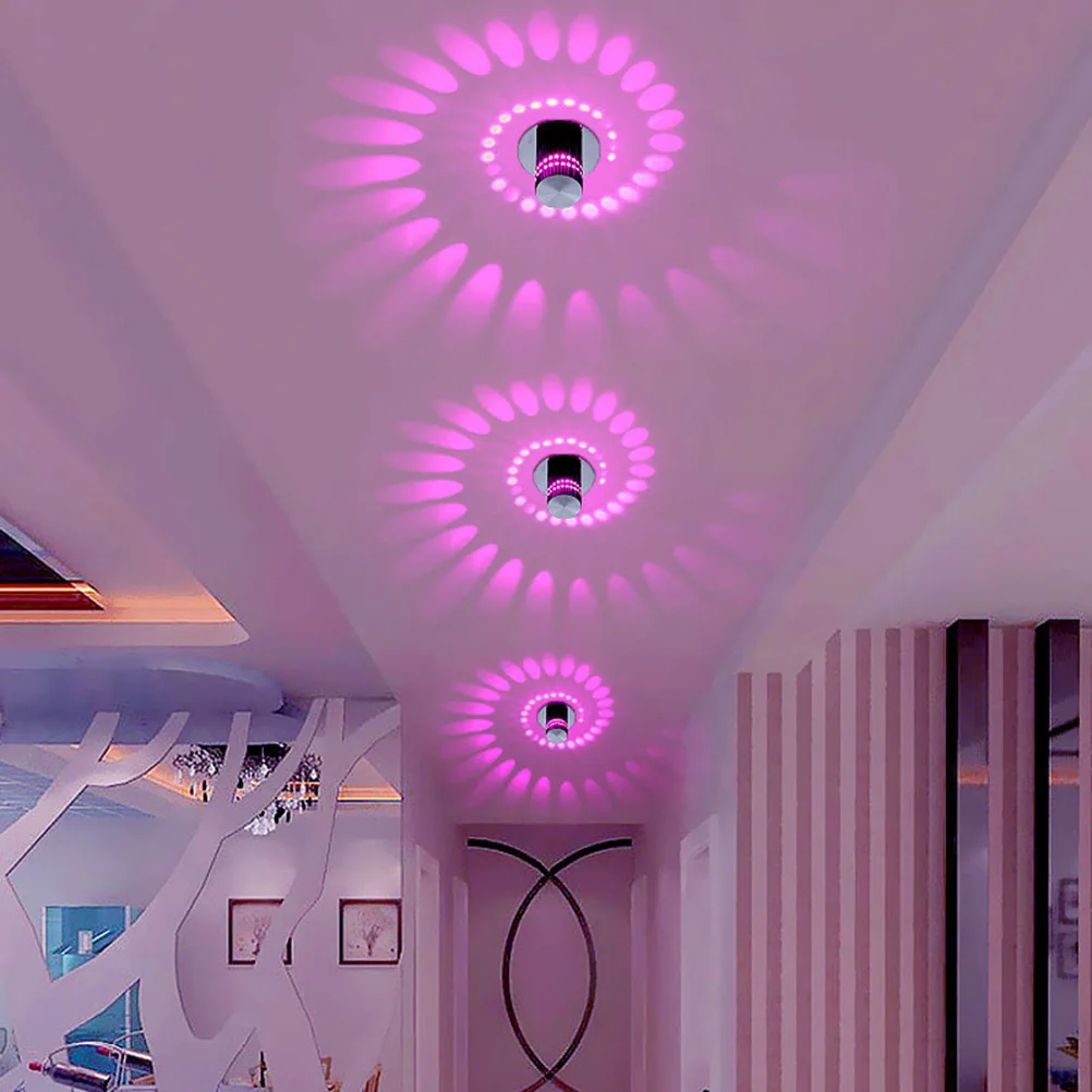 

Modern Spiral LED Lamp 1W Ceiling Downlight Attractive Decorative Light for Bar Disco Ktv Room Decoration Spiral Light