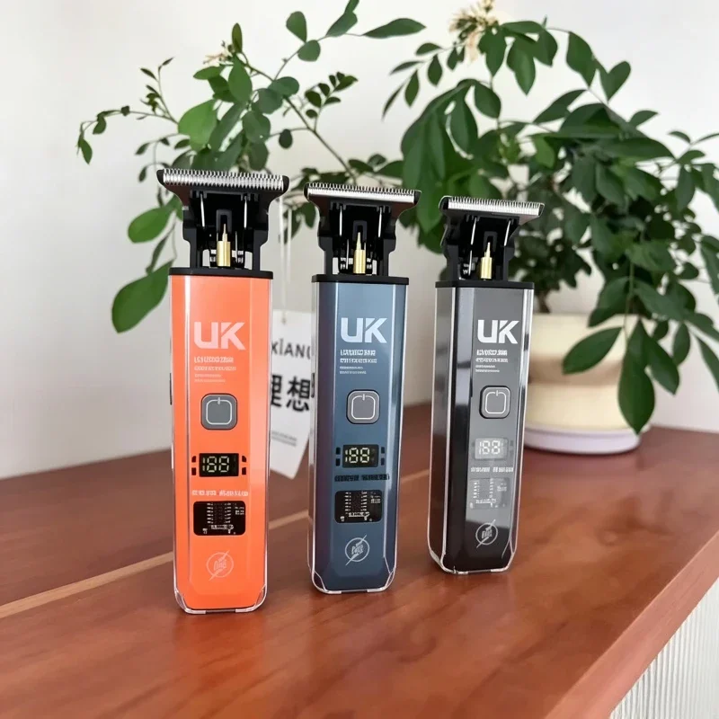 2026 Ausverkauf! Haarschneidemaschine 0mm T-Klinge USB-Aufladung Herren-Bartschneider Friseur Edelstahlklinge /T9 Trimmer Haarschneideset Geschenk – Detail 1