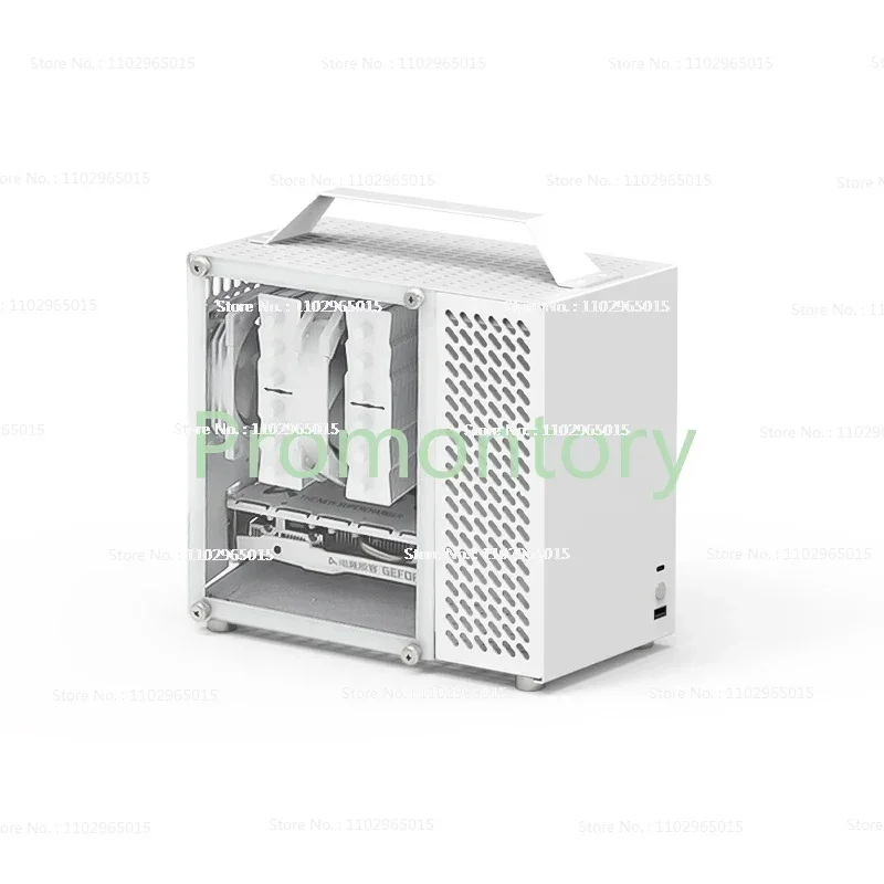 Beniu U35 Chassis ITX Portable Side Transparent Desktop Computer Sfx Power Supply Mini Small All Aluminum Chassis Non K66