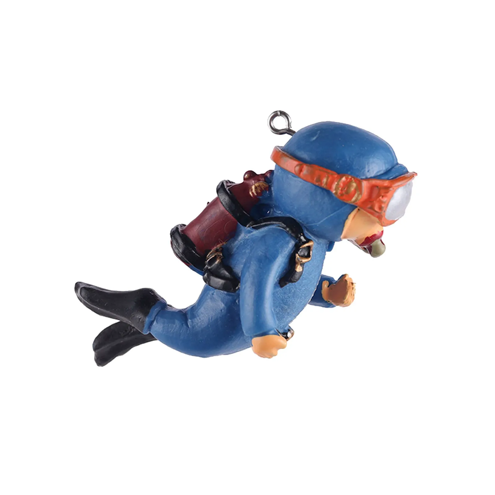 Blue Guy Diver Decorative Ornament For Fish Tanks And Aquariums 1PC