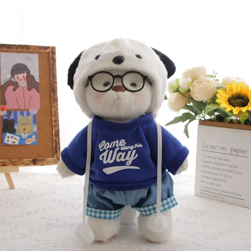 Cute Dog Set 30cm Medium Bear Transforms into Little Dog Cool Baby Clothes Baby Clothes