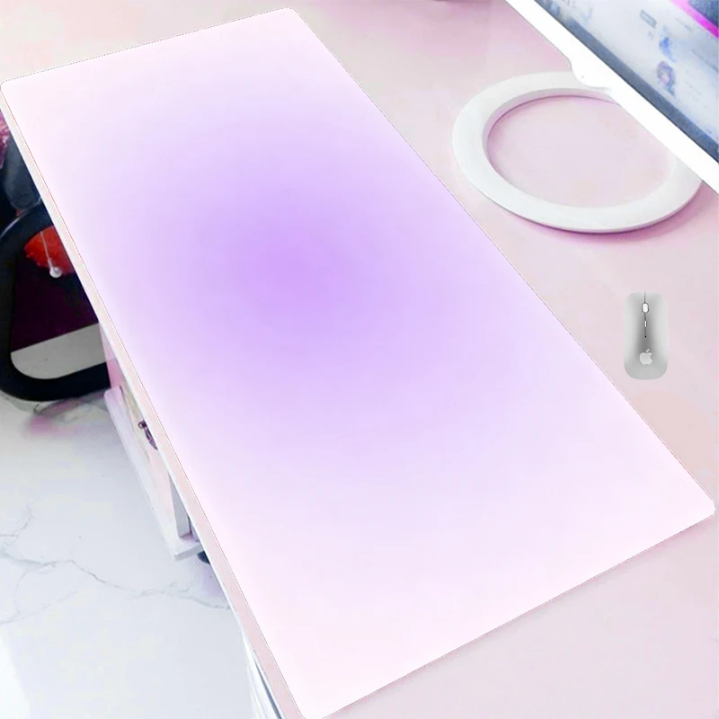 High-Quality Mouse pad Blue gradient Office Computer Desk Mat Locking Edge Gamer Keyboard Pad Non-Slip Gaming Extended MousePad