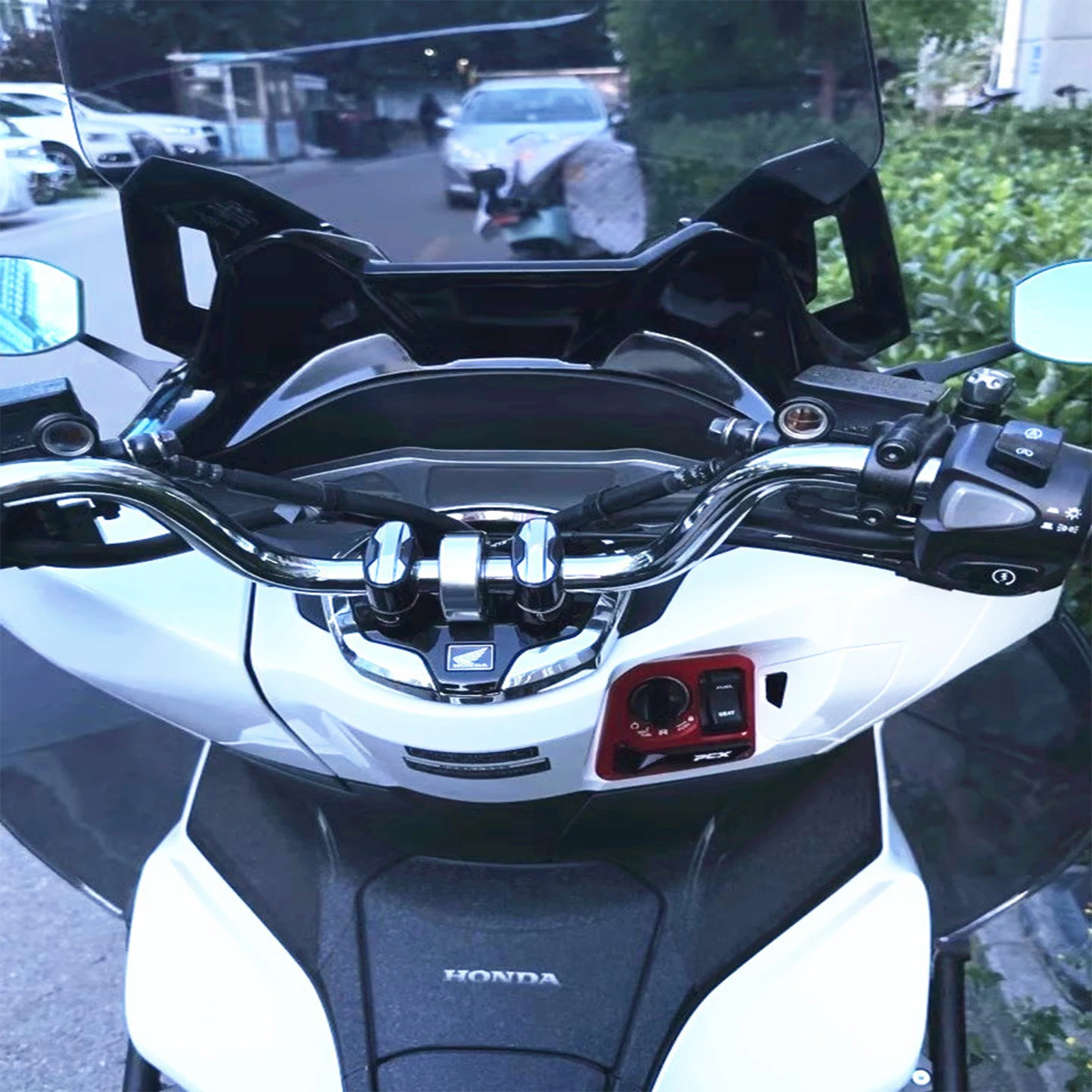 

Аксессуары для мотоциклов PCX, крышка переключателя зажигания, электрический дверной замок, кнопка, защитная крышка для HONDA PCX 125 PCX 160 PCX 125 160