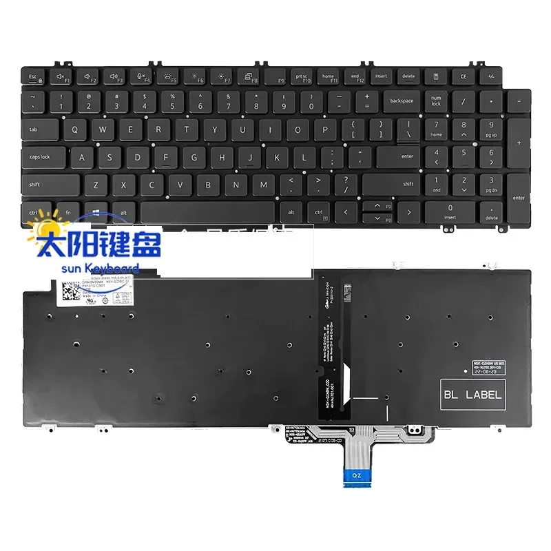 

New Keyboard for Dell Latitude 5520 5521 5530 5531 Precision 3560 3561