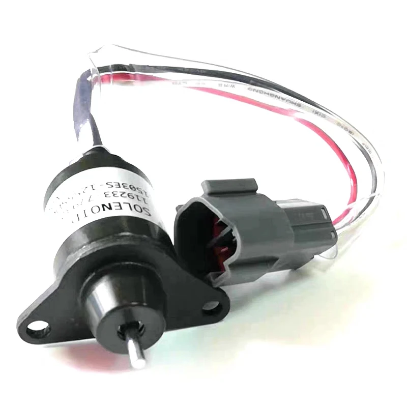 

For Foton Lovol shutdown solenoid valve FR60-7 FR65-7 65v8 flameout switch 12V Excavator parts