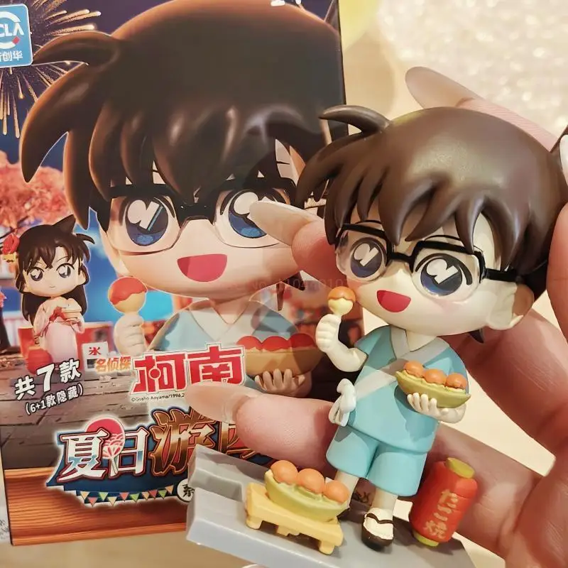 

Оригинальный детектив Конан, летняя садовая вечеринка, серия, слепая коробка, Conan Haibara Ai Q, версия, модель, фигурки, украшения, рождественские подарки