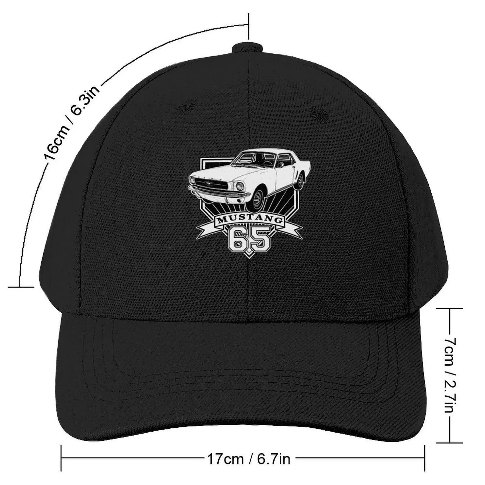 65 Mustang Coupe Baseball Cap Sun Cap fishing hat derby hat Hat Man Luxury Caps For Men Women's