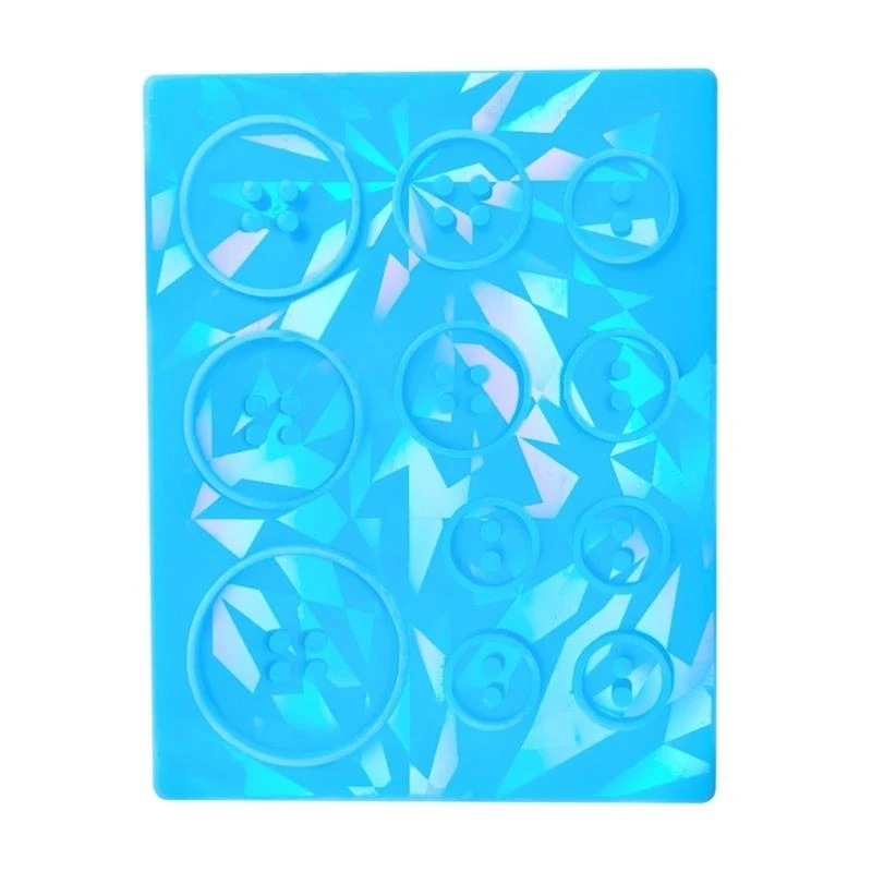 

Голографическая кнопка Силиконовая форма для форм смолы уникальные кнопки с блестящим эффектом украшения изготовления форм Diy