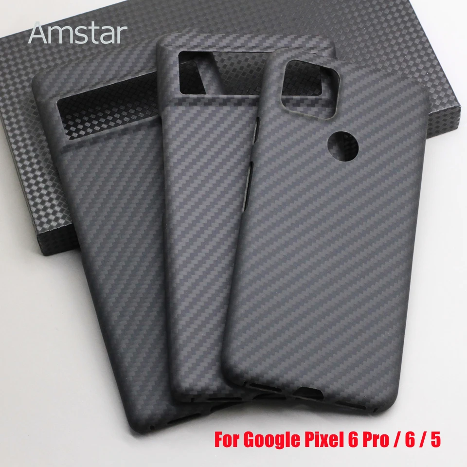 

Телефон из чистого углеродного волокна Amstar, планшетофон для Google Pixel 6 Pro 6 5, высококачественный ультратонкий противоударный чехол из арамидного волокна Pixel 6 Pro