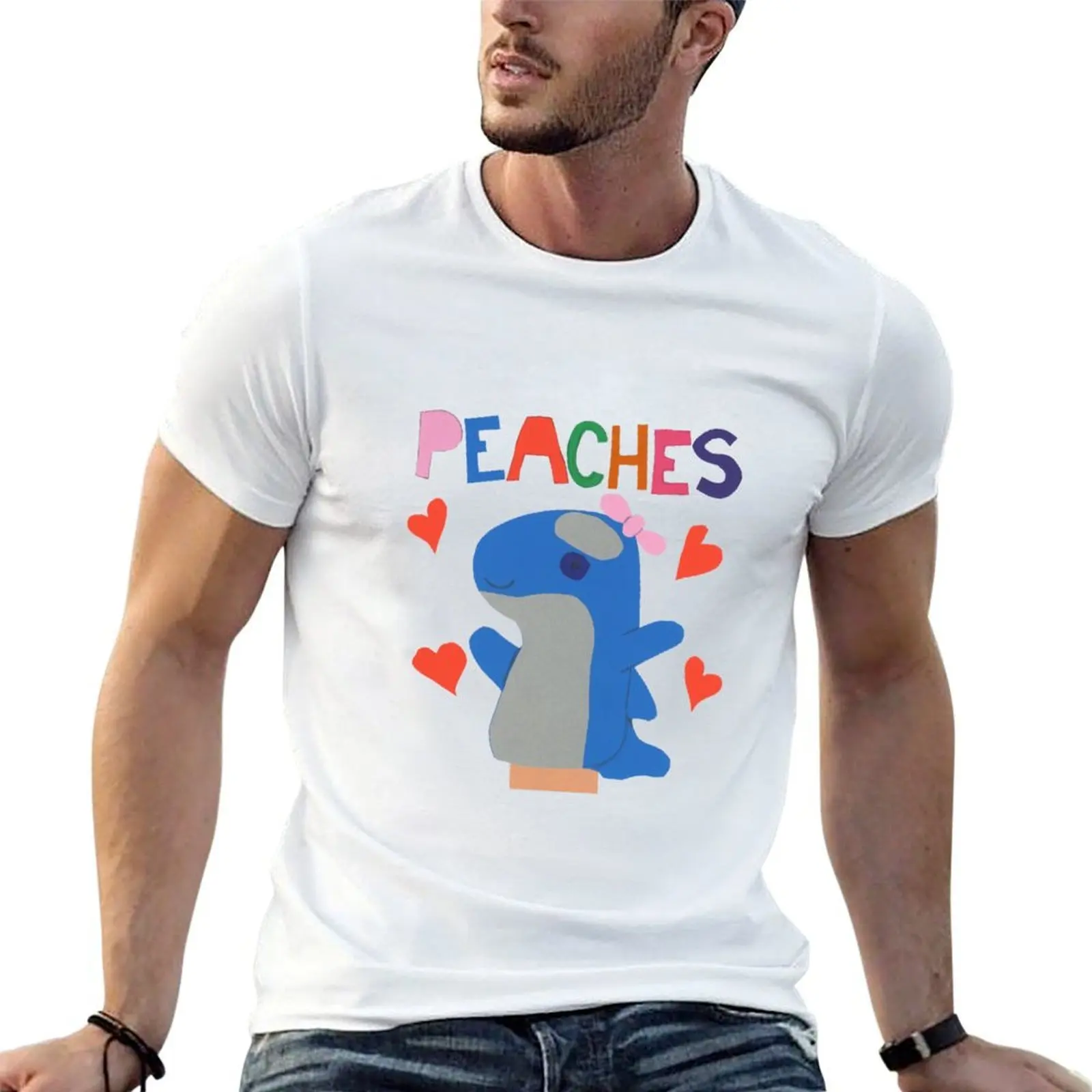 

peaches shirt T-Shirt t shirt man luxury anime tshirt T-Shirt