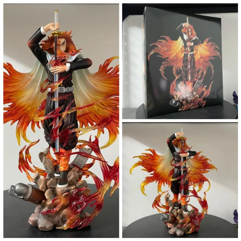 

Demon Slayer GK Flame Hashira Kyojuro Rengoku Рисунок Меч Фигурка Аниме Коллекционная Модель Настольная Статуя Подарок для Фанатов