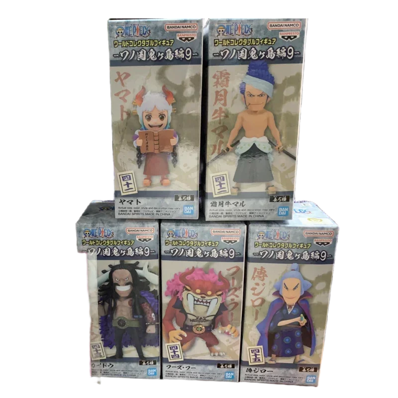 Genuino Bandai ONE PIECE WCF Wano país la isla de los fantasmas Vol9 Anime figuras de acción modelo figura juguetes regalo para niños