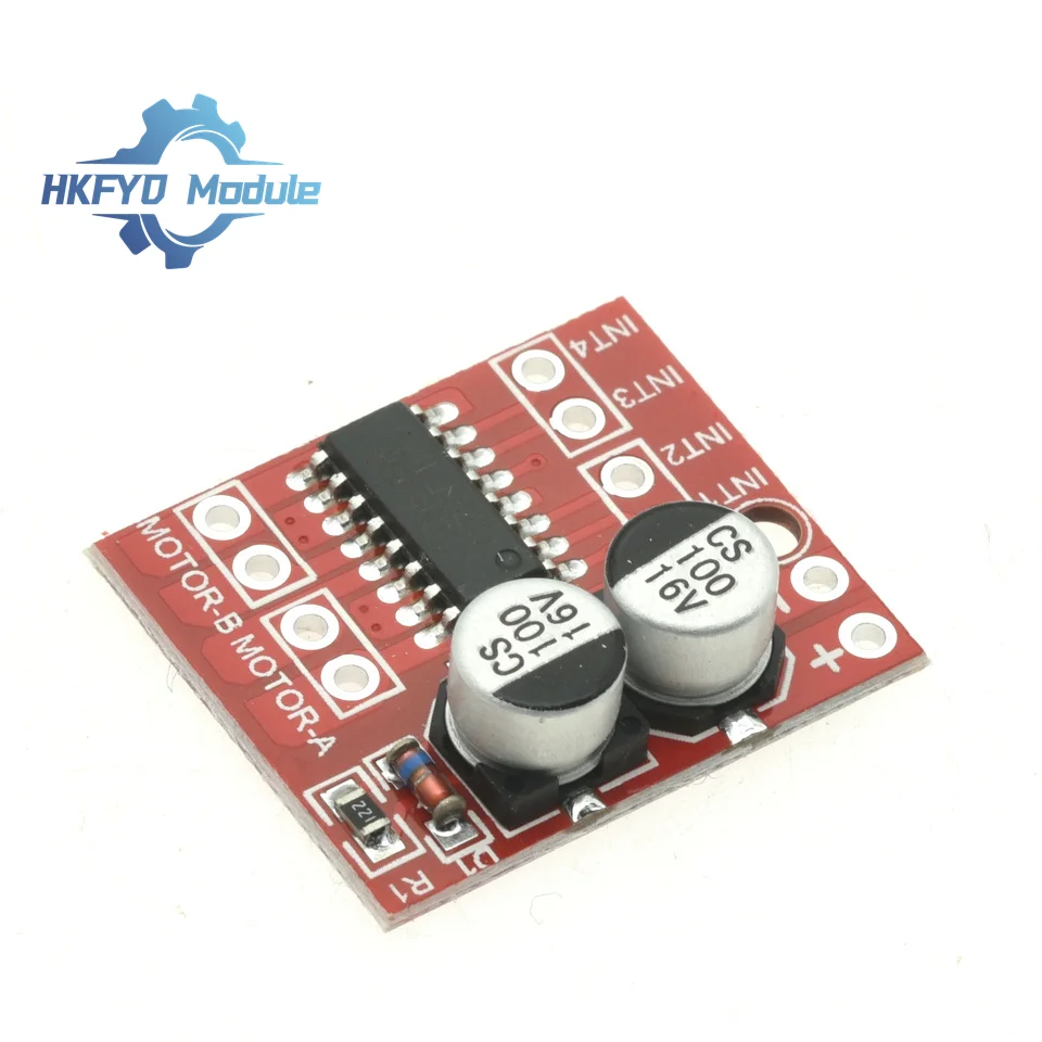 MX1508 DC Módulo de controlador de Motor DC 2V-10V 1.5A 2 vías PWM velocidad Dual h-bridge controlador de Motor paso a paso L298N