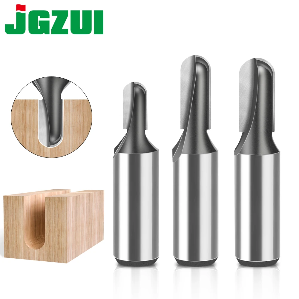 1/2 shank Ball Nose Router Bit Set Round Milling Cutter For Wood CNC Radius Core Box Solid Carbide Tools