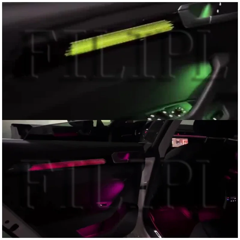 for VW CC Car Interior Ambient Light 21-25 Doy array style LED Complete Full Set Screen Control Dynamic Symphony Interior Kit