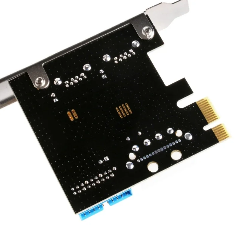

Настольная материнская плата, плата расширения USB3.0, 20-контактный передний интерфейс, адаптер карты расширения PCI-e к USB3.0