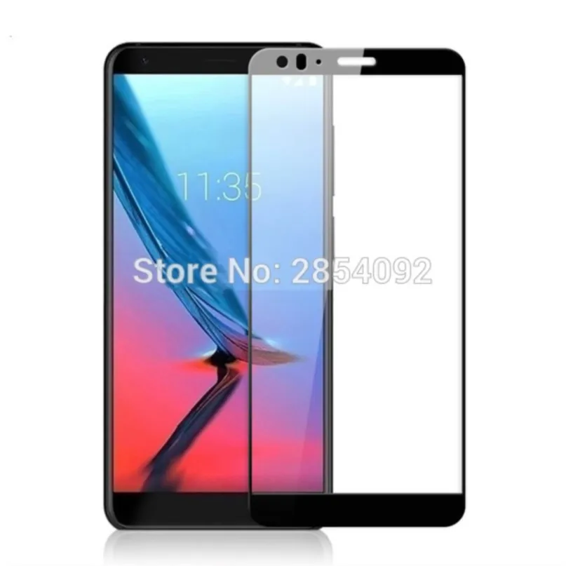 

front safety 3d full tempered glass for zte blade v9 full cover protective film screen protector for zte blade v9 vita guard