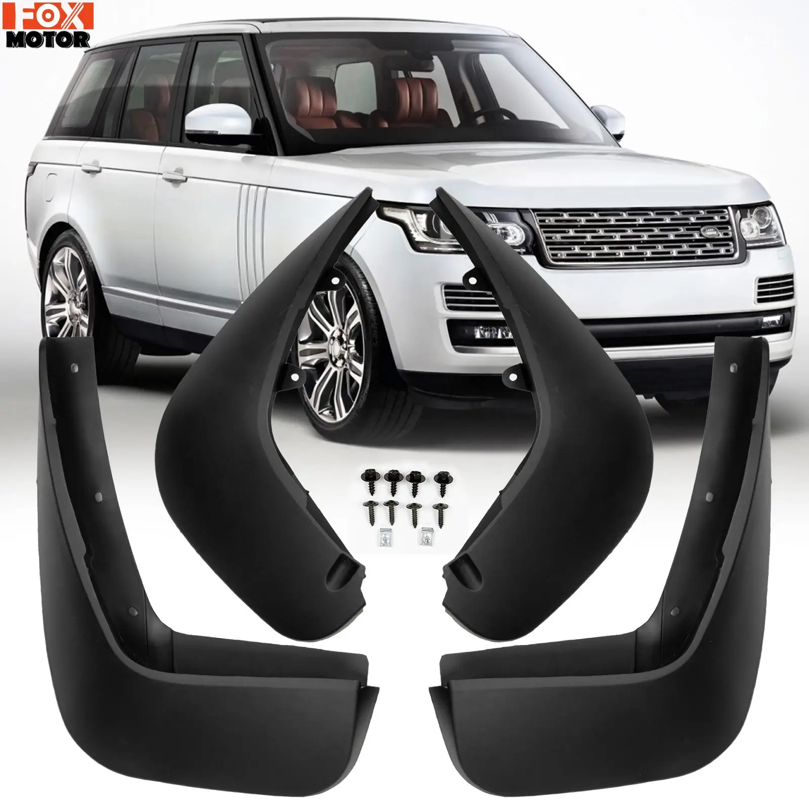 4X Mudflaps Mud Flap Front&Rear Mudguard Splash Fender Protector For Land Rover Range Rover L405 Vogue 2012-2021 Car Accessories