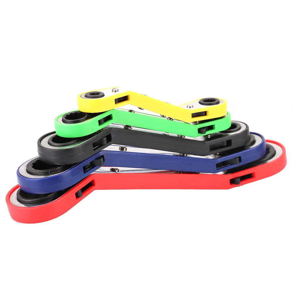 5PCS Reversible Ratsche Spanner Set 72T Metric 2-Weg Set von Schlüssel Multitools Mit Rim Kunststoff schutz Felge