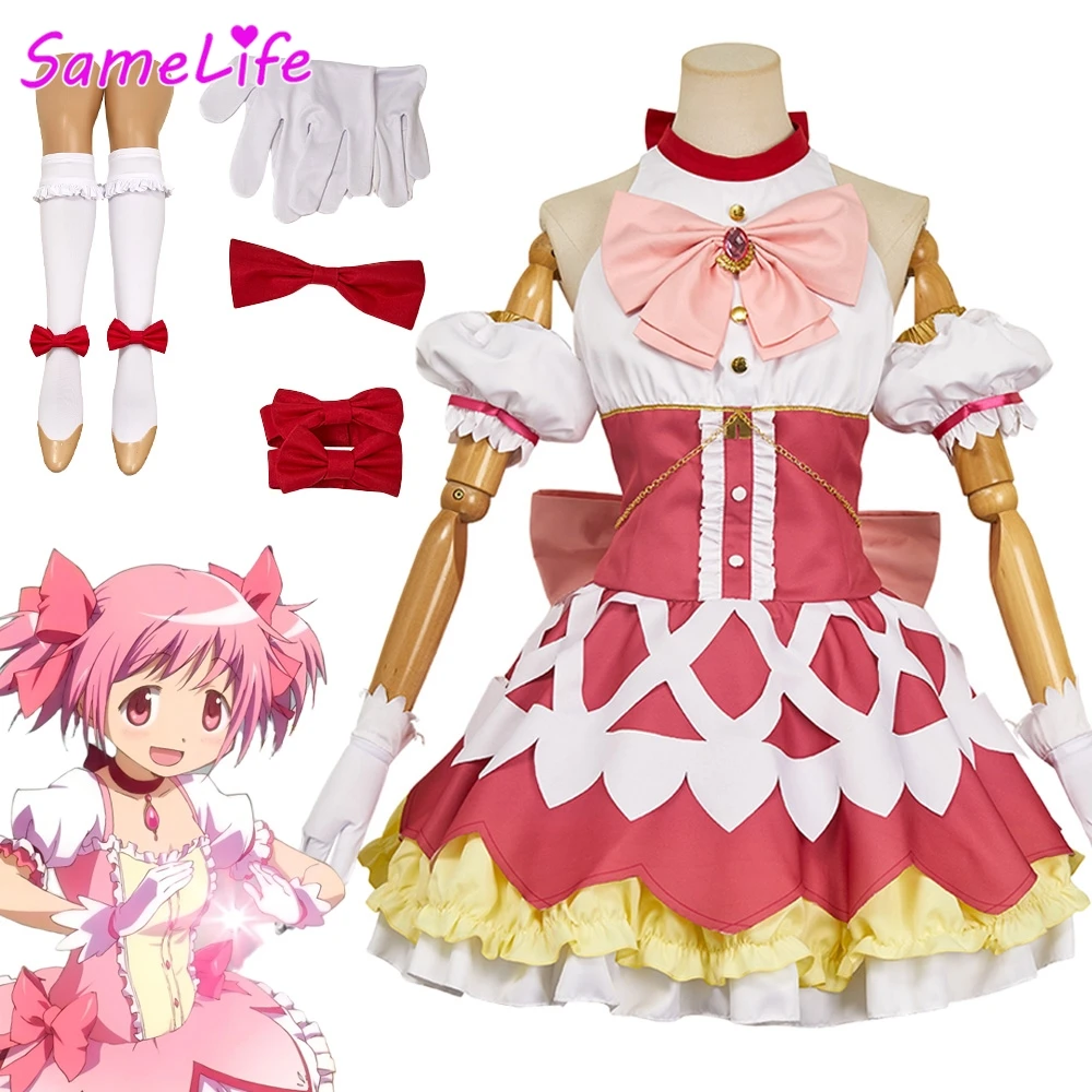 

Волхвы Пуэлы Канаме Мадока Косплей Фэнтези Одежда Аниме Костюм Маскировка Хэллоуин Взрослые Женщины Ролевые Игры Вечерние Наряды