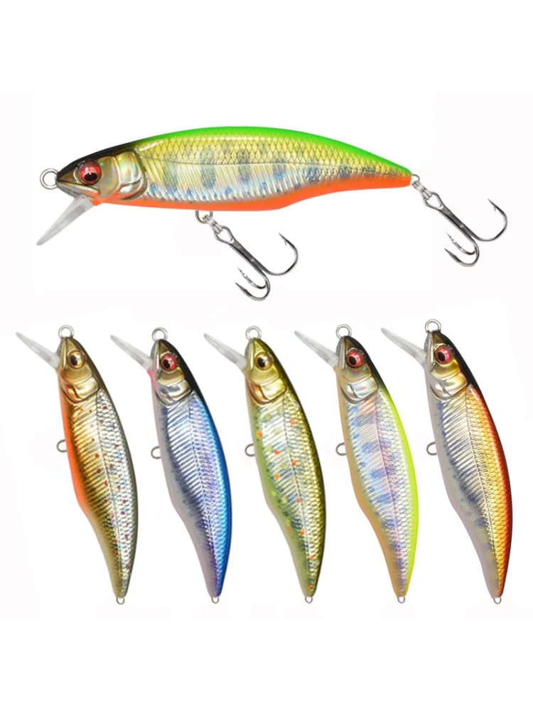 50MM 3,5G Sinkender Minnow Angelköder Schwimmende Wobbler Jerkbait Swimbait Künstlicher Köder Karpfenangel-Zubehör