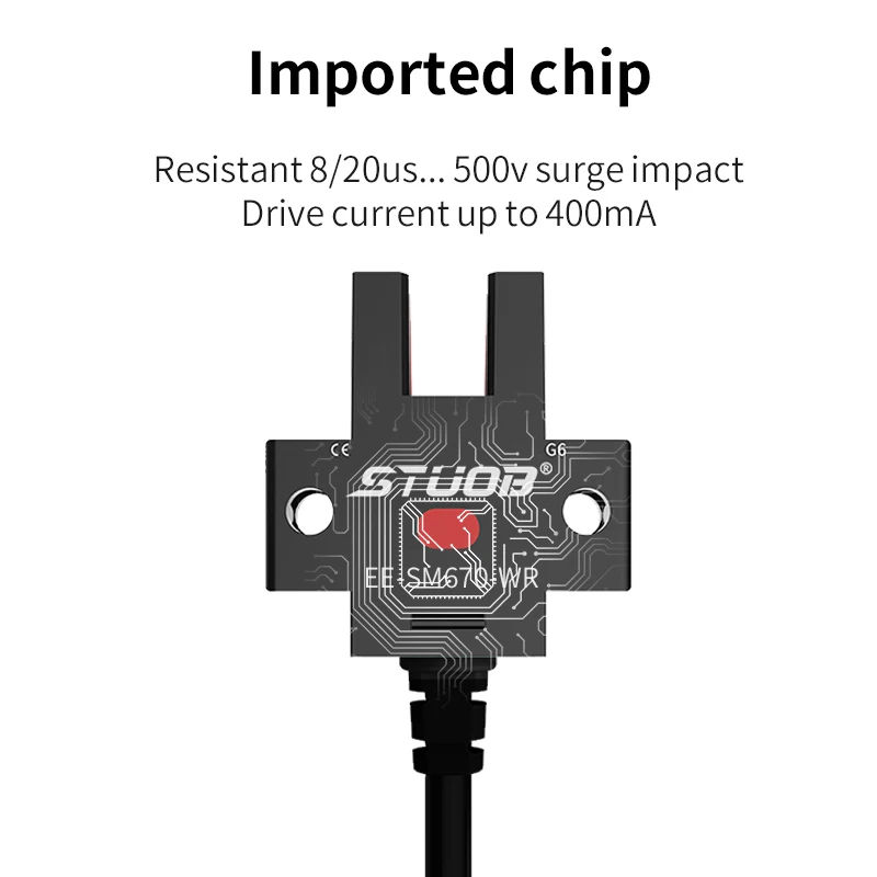 U-slot photoelectric switch EE-SX670-WR  EE-SX670P-WR 671 672 674 675 676 677 with wire sensor cable 2 meter