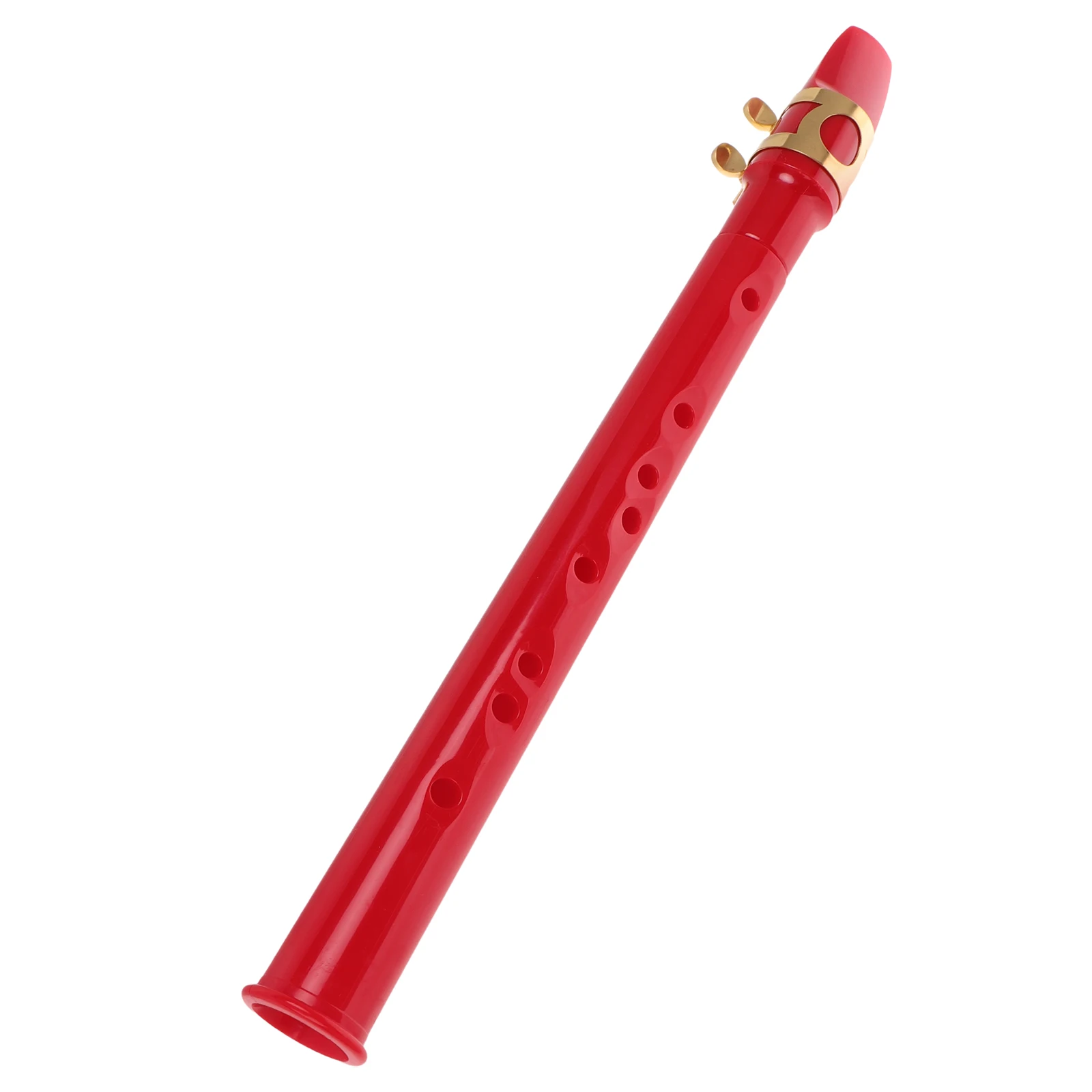 

Pocket Saxophone 8 Holes Mini Size Red Lightweight Portable Musical Instrument for Beginners Stage Performance