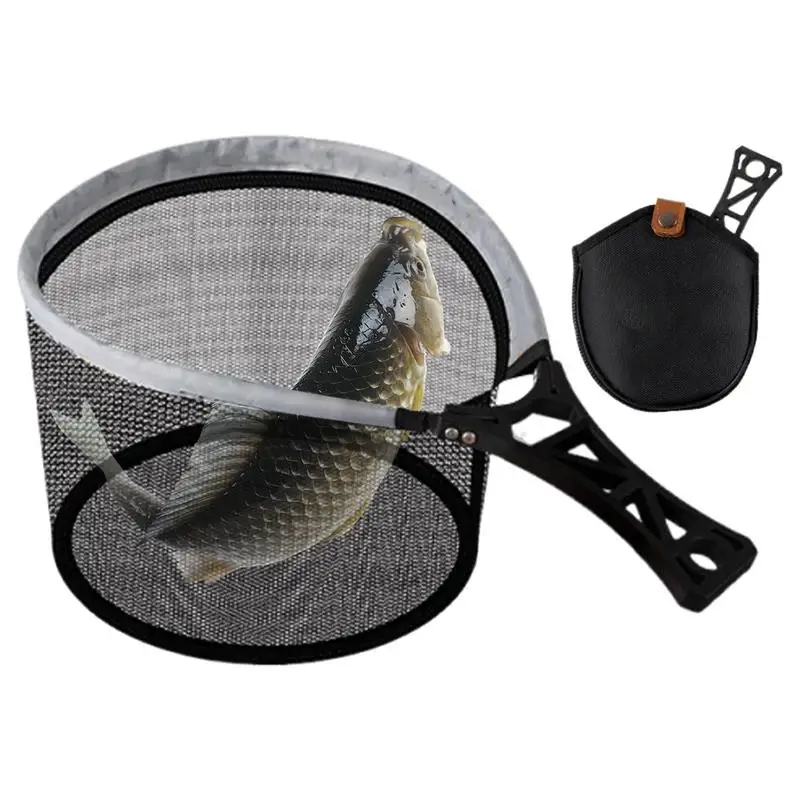 

Fishing Net with Handle Folding Aquarium Scooper Versatile Portable Retractable Fishing Net Scoop Net for Outdoor Use Stream
