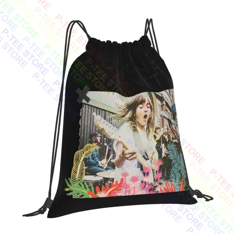 Courtney Barnett Indie Rock Music Poster Singer Drawstring Bags Gym Bag Travel New Style Sports Bag Bags For Travel