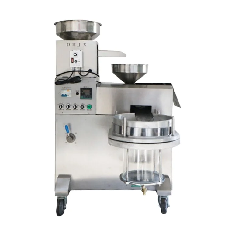 Automatic Avocado Coconut Sunflower Cold Press Oil Extractor Expeller Presser Machine With Filter