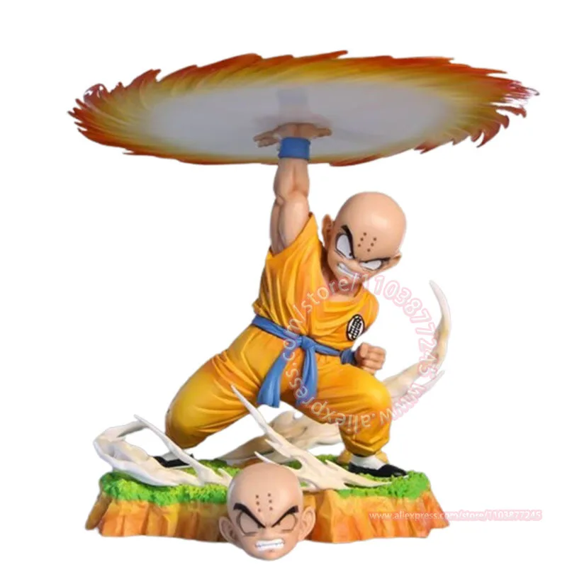 Dragonball Krillin Cartoon Model Trendy Figure Children's Toys Birthday Gift Tabletop Ornaments Decoration Anime Peripheral