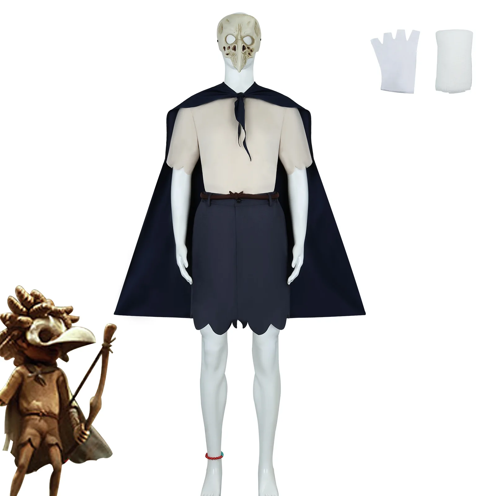 

Halloween Little Nightmares 3 Costume ALONE Little Laura Game Same Cosplay Role-playing Outfit