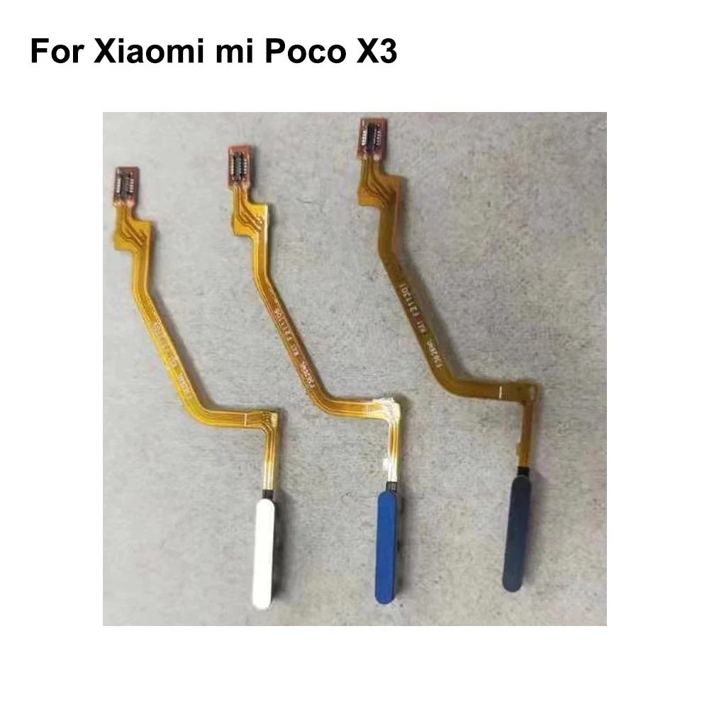 Voor Xiaomi Mi Poco X3 Nieuwe Getest Fpc Home Button Touch Id Vingerafdruk Sensor Flex Kabel Voor Xiaomi Mi Poco X 3